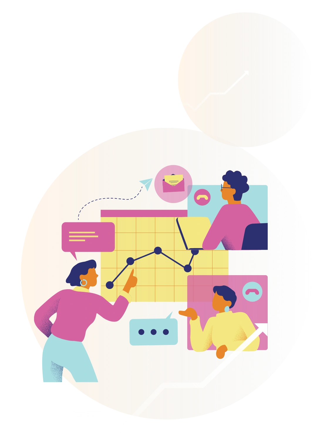 Purple Illustration Modern Data Analysis For Business Presentation (1080 x 1500 px) narayan it best digital marketing agency
