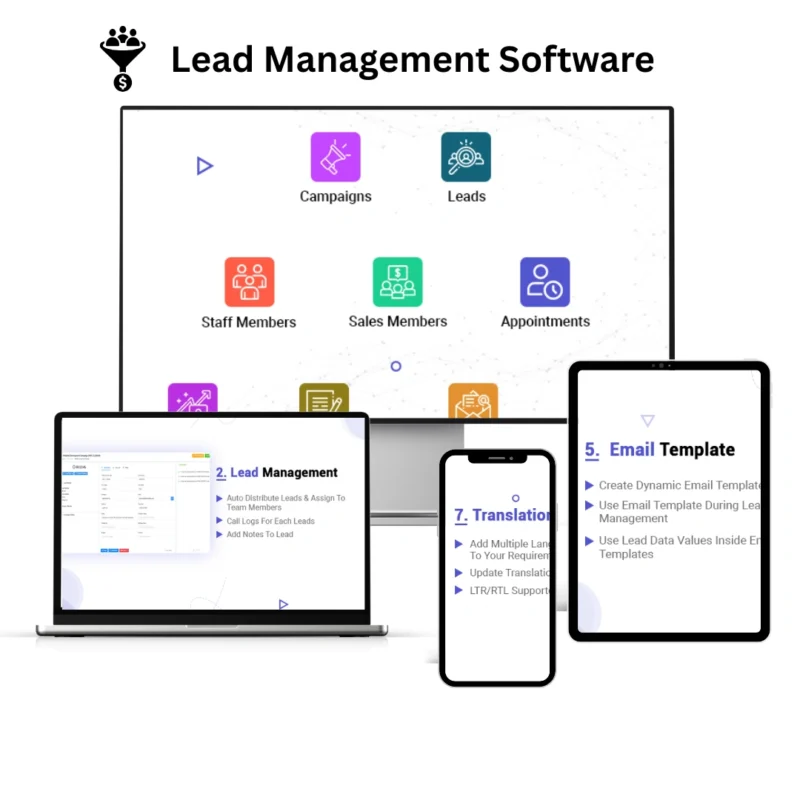 Lead and Call Center Management Pro SAAS Script